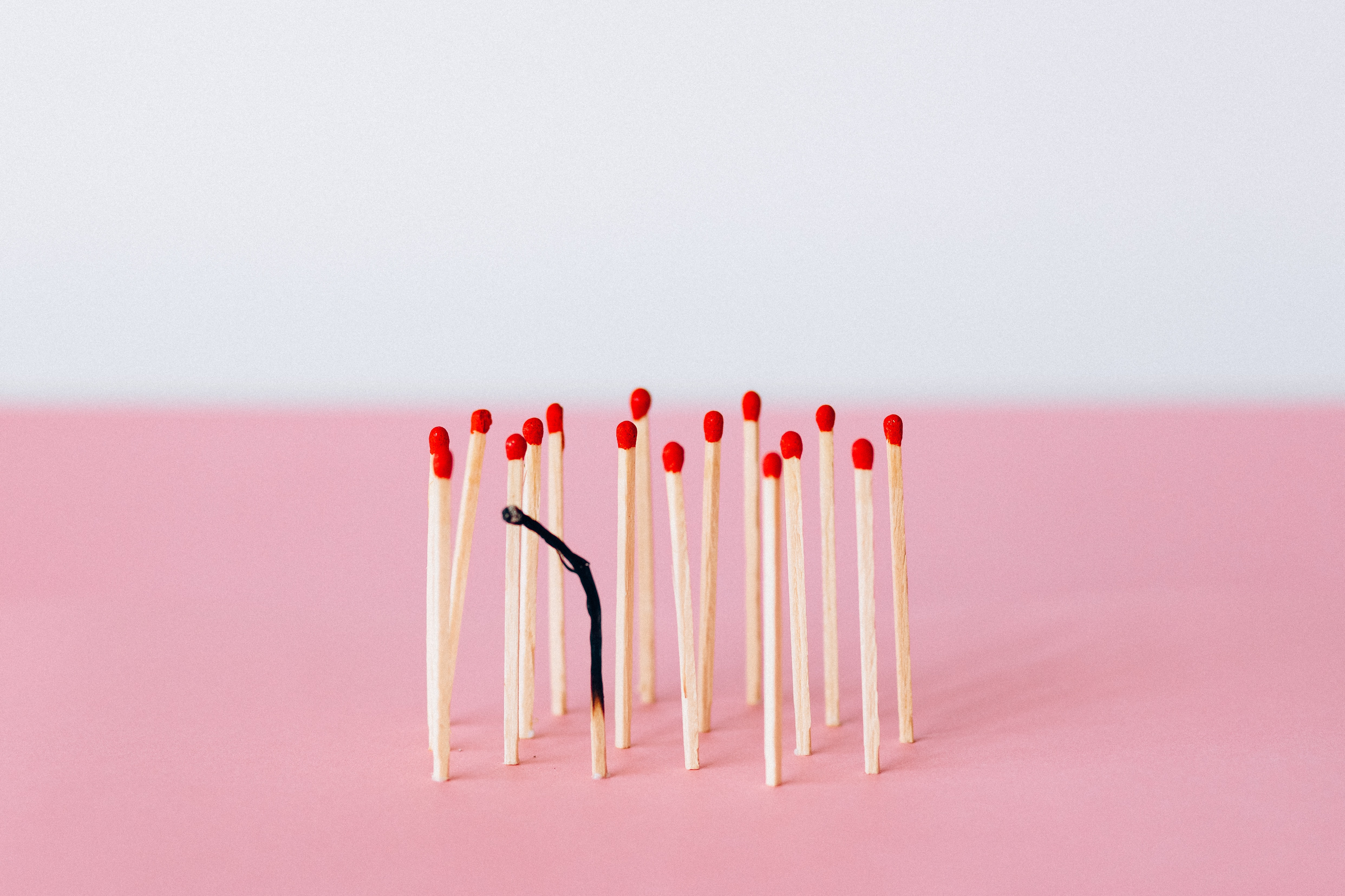 A stock photo for Burnout
